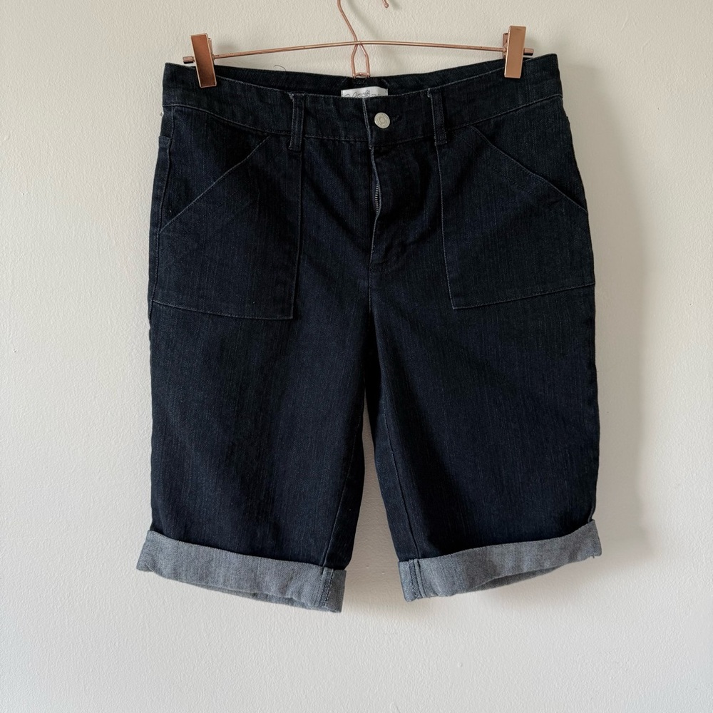 Jaclyn Smith Dark Denim Women's Bermudas